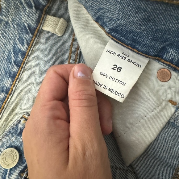 Denimist x Free People NIC Mid Rise Cutoff Shorts - Picture 7 of 8